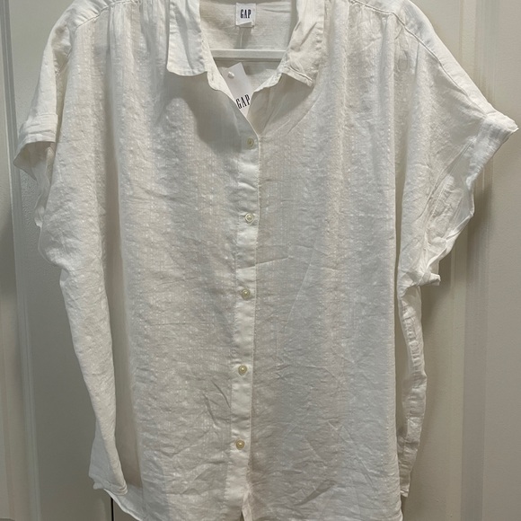 GAP Button Down Short-Sleeve Shirt - Picture 11 of 11